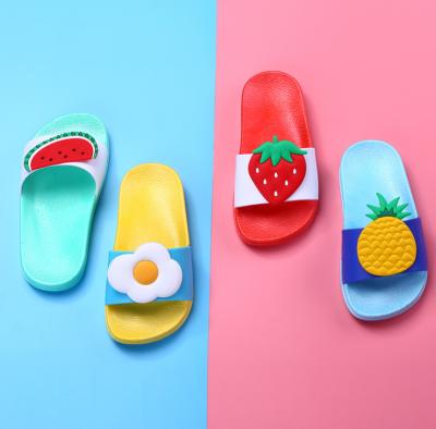 China Wholesale Slipper Fruit Slippers Summer Idea Cartoon Slipper PVC Eva Sandals for sale