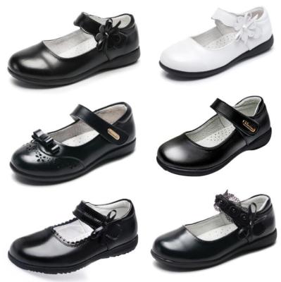 China Formal Occasions Baby Shoes 2019 Black Girls Shoes For Student Size26-40 for sale