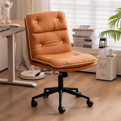 China Wholesale Office Chair Comfortable White Meeting Office Visitor Chair Armless Task Chair Adjustable (Height) for sale