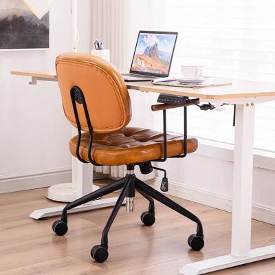 China Moden Adjustable Nordic Household Sedentary (Height) Comfortable Task Chairs Executive Office Lifting Leather Chair for sale