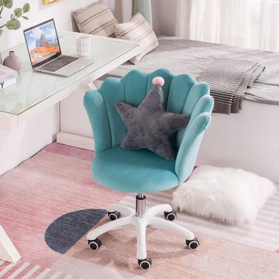 China Adjustable Task Chair Modern Creative Luxury Chair Furniture Office Petals Comfortable (Height) Rotating Chair for sale