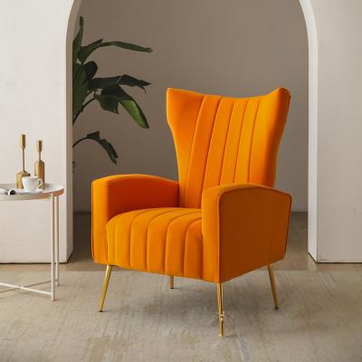 China New Connected High Armchair Living Room Sofa High Backrest Fabric Arm Comfy Upholstered Chair For Hotel for sale