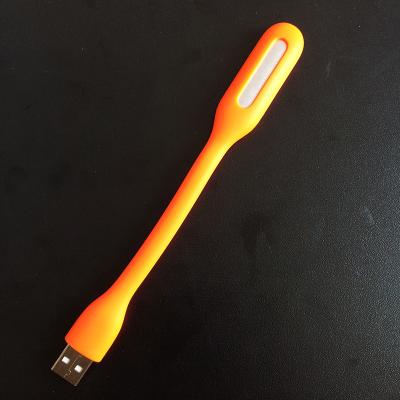 China ORANGE UNIVERSAL PORTABLE USB BENDABLE LED LIGHT PC LAPTOP POWER BANK for sale