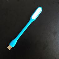 China Blue Universal Portable USB Bendable LED Light PC Laptop Power Bank for sale