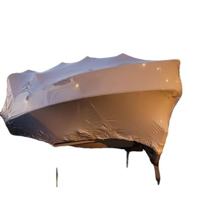 China White Opaque PE Heat Shrink Wrap Plastic Sheet Moisture Proof For Boat for sale