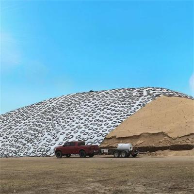 China 6mil 7mil silo moisture proof plastic tarpaulin, plastic silage film sheet tarpaulin for sale