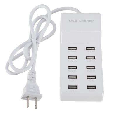 China Multi-port USB charger 10 port AC charger charging 5V12A single quick charger multi-port smartphone USB fast charge for sale