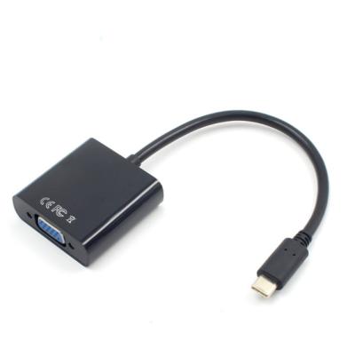 China USB3.1 Data Transfer Type C To VGA Converter USB HD Video Adapter To VGA Conversion for sale