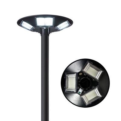 China Durable Garden Landscape Lighting Solar Garden Lights Waterproof Circular Solar LED Street Light For Driveway Patio Yard Lawn for sale