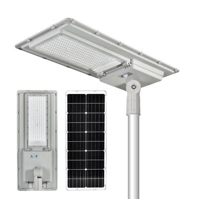 China All In One Wholesale Solar Street Light 100W 200W 300W Solar Plant Garden Light All In One Outdoor Waterproof Solar Street Light LED Solar Lights for sale