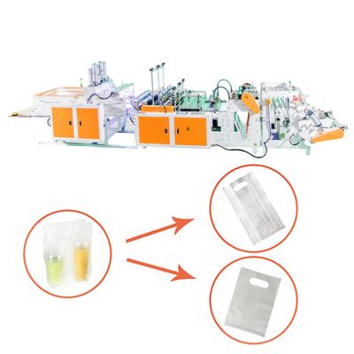 China Computer Controlled Garment Bag Thread Double Edge Sealing Hot Milk Tea Bag Making Machine for sale