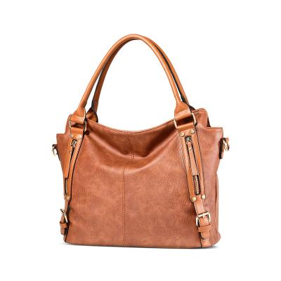 China Wholesale China OEM high quality vegan PU leather designer ladies tote handbag for sale