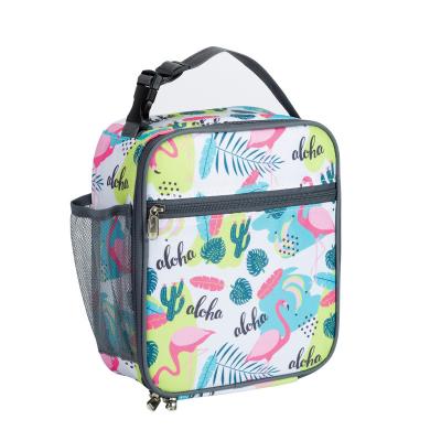 China Lovely Waterproof Oxford Business Can Heat Insulation Cooler Box Kids Lunch Bag For Meat for sale