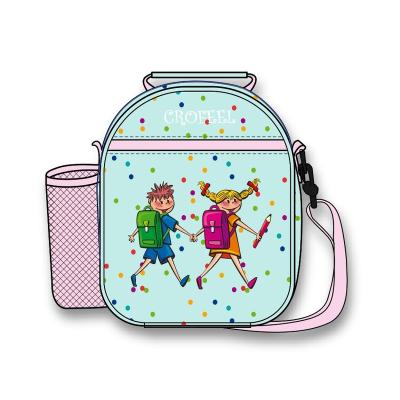 China Good Quality Kids School Fresh Bag Insulated Waterproof Sublimation Kids Food Lunch Bag Waterproof Customized For Girls for sale