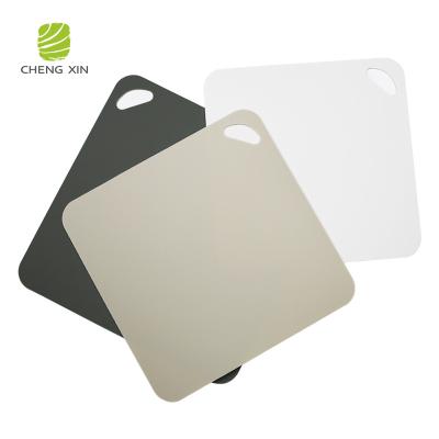 China Sustainable Plastic Cutting Board Mat Set , Colorful Kitchen Cutting Board Set Of 3 Colorful Mats for sale