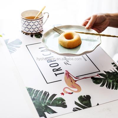 China Sustainable Hot Sale Color Printing Craft Kitchen Dish Mat for sale