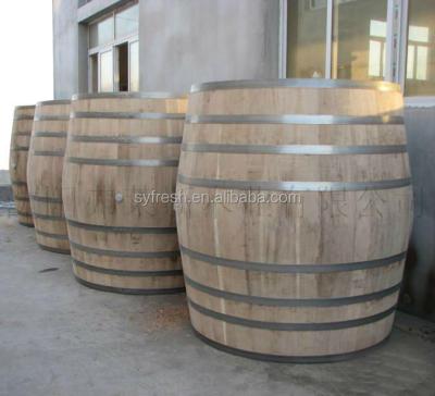 China Red Wine 5 Ton Winery Oak Barrel Charcoal Storage Oak Barrel for sale