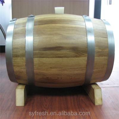 China Wine Wholesales Factory 25L 30L Wooden Oak Wine Whiskey Barrel for sale