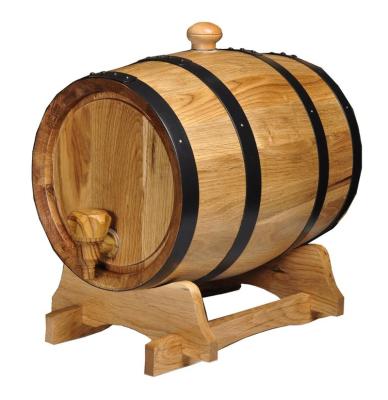 China Wine Customize Logo 1L 3L 5L Oak Wine Barrel for sale