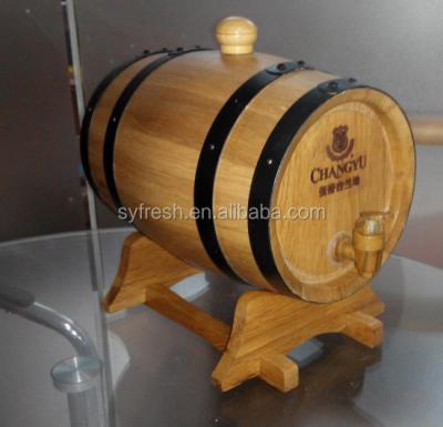 China Handmade Hot Sale Decorative Mini Oak Wooden Wine Whiskey Barrels For Sale for sale