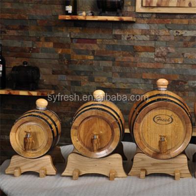 China Fashionable Wooden Display Whiskey Barrel Eco - Friendly for sale