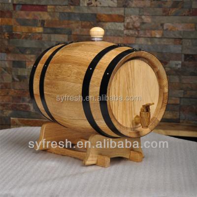 China Good Quality American Red Wine Whiskey 10 Liter Oak Barrel for sale