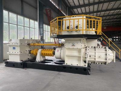 China Vacuum Extruder Mud Brick Manufacturing Machine / Mobile Block Moulding Machine for sale