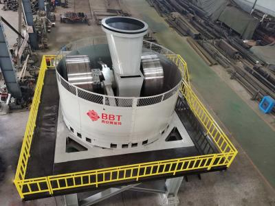 China BBT Clay Brick Wet Pan Mill / Wet Grinding Mill For hollow Brick block ceramic Making plant for sale