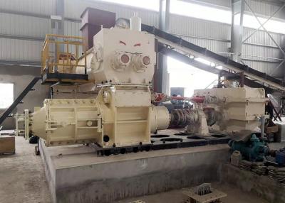 China Automatic Red Clay Mud Brick burning machine Extruder clay brick machine price for sale