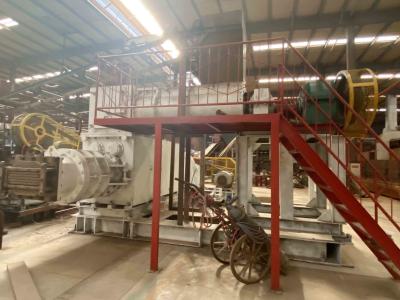 China Hohl Automatische Tonfliesen Ziegelmaschine Schlammziegelmacher Vakuum Extruder Tonziegelmachine zu verkaufen