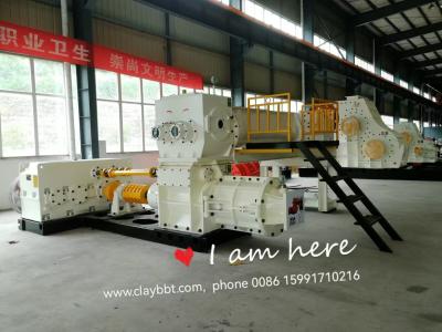 China Brick Moulding Machine Vacuum Extruder For Solid And Hollow Blocks Capacity 120000-130000pcs/day for sale