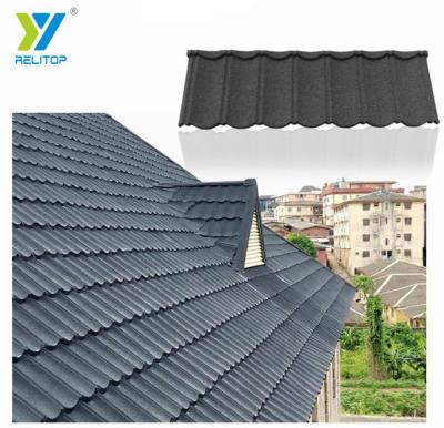 China Modern Manufacturer Houses Price Tiles Warranty South Africa Color Stone Coated Metal Roof Tiles for sale