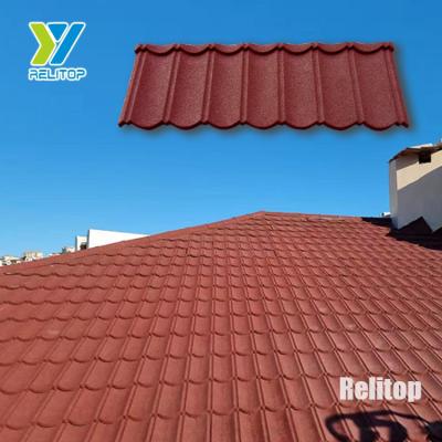 China Modern decorative classic type stone metal villa roof tile building construction /bond type coated material for sale