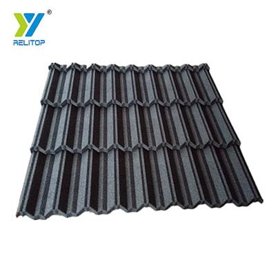 China Industrial Type Nosen Stone Coated Steel Roof Tile 0.3mm To 0.5mm Metal Roofing Sheet for sale