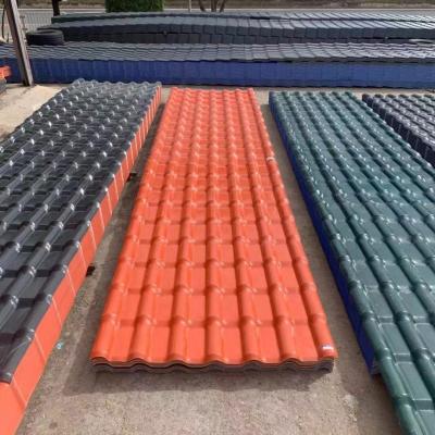 China China factory wholesale villa modern PVC synthetic resin roof tile corrosion resistant plastic price for sale