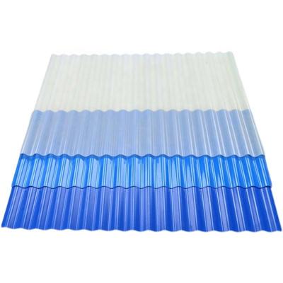 China Modern PVC Plastic Tile Roof Building Green Plant Greenhouse Color Steel Tile Waterproof Wave Plastic Roof for sale