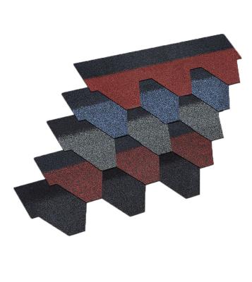 China Modern Waterproofing Self Adhesive Roof Building Materials Asphalt Shingle Roofing Tiles Beautiful Factory for sale