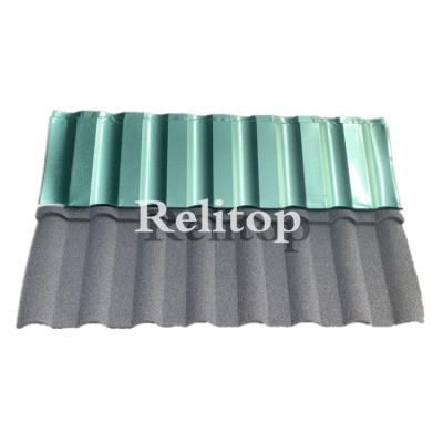 China Milan Mediterranean Cottages Gray Stone Coated Metal Roofing for Resort Galvanized Steel Roofing Manufacturer Direct Sales Distribution for sale