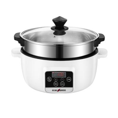 China Newest Design Steamer Multifunction Electric Hotpot Hotpot Non Stick Multifunctional Electric Cooker for sale