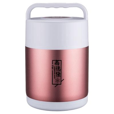 China Heat Preservation Stainless Steel Food Container Insulated Lunch Box Vacuum Insulated Bowl With Handle For Kids for sale