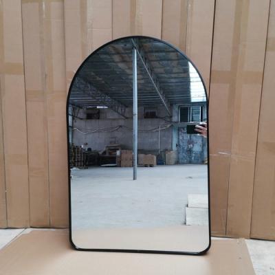 China Occasional Factory Wholesale Aluminum Framed Decorative Arched Mirrors for sale