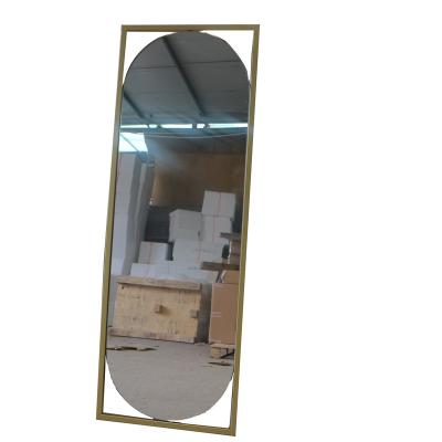 China Custom size dressing room dressing mirror China factory iron art full length mirror entrance design special mirror wholesale decor for sale