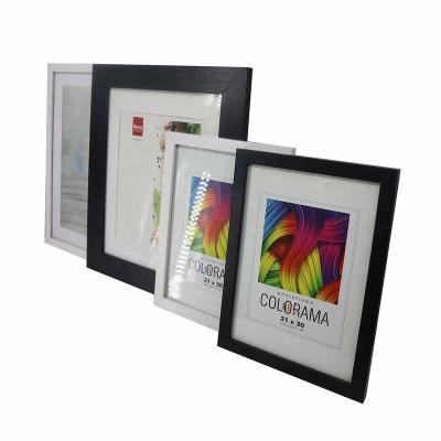 China Home deco bulk painting poster frame 6x8 8x10 10x15 13x18 A4 30x40 MDF photo frame 6x8 8x10 10x15 13x18 A4 30x40 bulk custom wood aluminum picture frames for sale