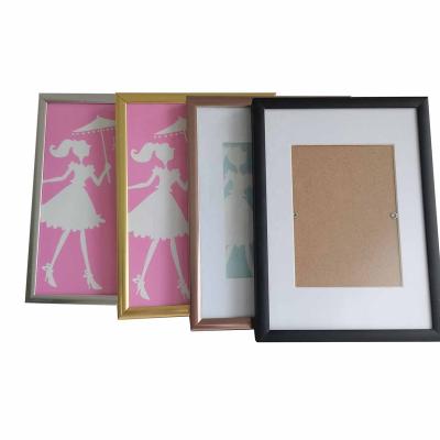 China Decorative Photo Frame Wholesale A1/A2/A3/A4 Colored Metal Aluminum Picture Photo Frame Poster Frame Hot Selling Wall Art Decorative Picture Frame for sale