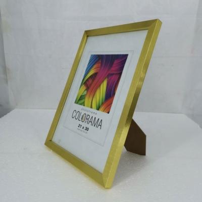 China Hot Sale Classic A4 Gold Silver Frame Wooden Photo On Sale for sale