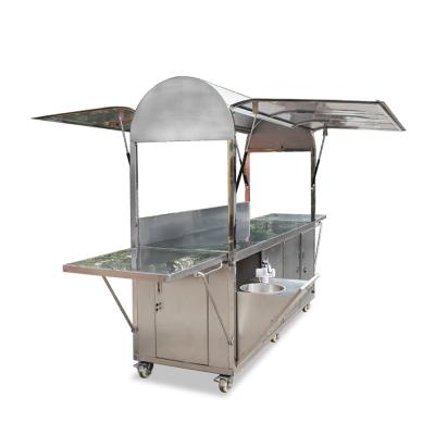 China Hot Umbrellas Bain Marie Custom Hot Dog Cart Frying Oil Factory Sale for sale