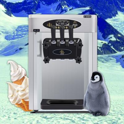 China Brave Man Easy Commercial Frozen Yogurt Labor Saving Operation Soft Serve Ice Cream Making Soft Ice Cream Machine Price for sale