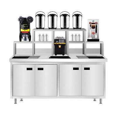 China Hotels Hot Sale New Products Coffee Counter With Full Set Of Bubble Tea Equipment for sale