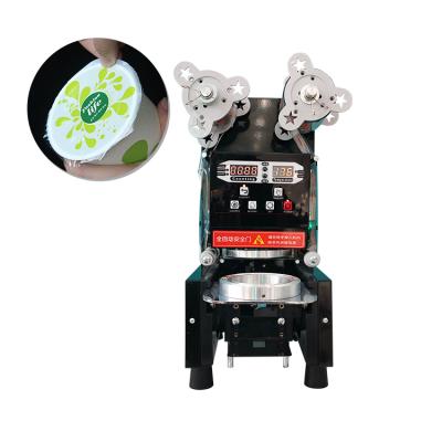 China Automatic Food 450-600cups/Hour High Capacity Cup Sealing Machine Plastic Cup Sealer For Sale for sale