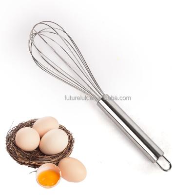 China Viable Egg Beater Stainless Steel Egg Beater 12 Inch Wire Kitchen Egg Milk Beater Coffee Mixer Balloon Machines 2021 Kitchen Gadgets for sale